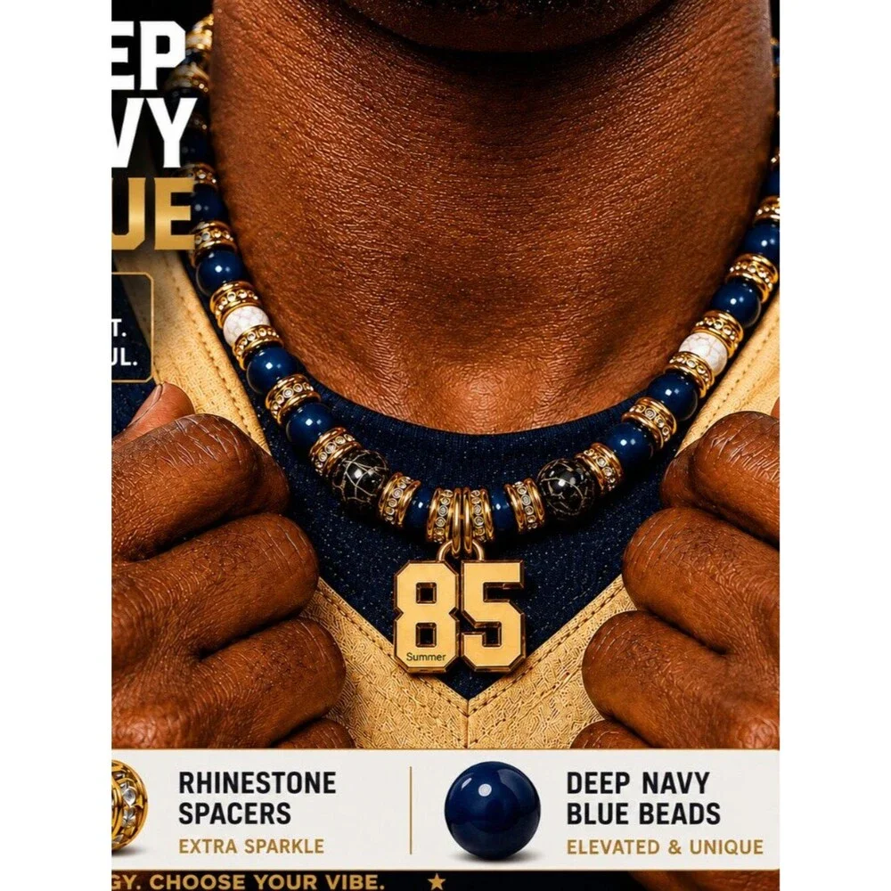 Personalized Football Necklace | Custom Jersey Number Pendant | Athlete Gift